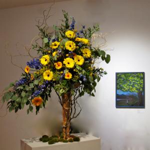 Carla Strozzieri Participates in Art in Bloom curated art show