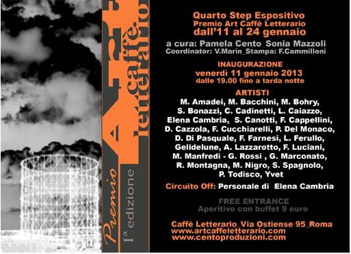 PREMIO ART CAFFE' LETTERARIO