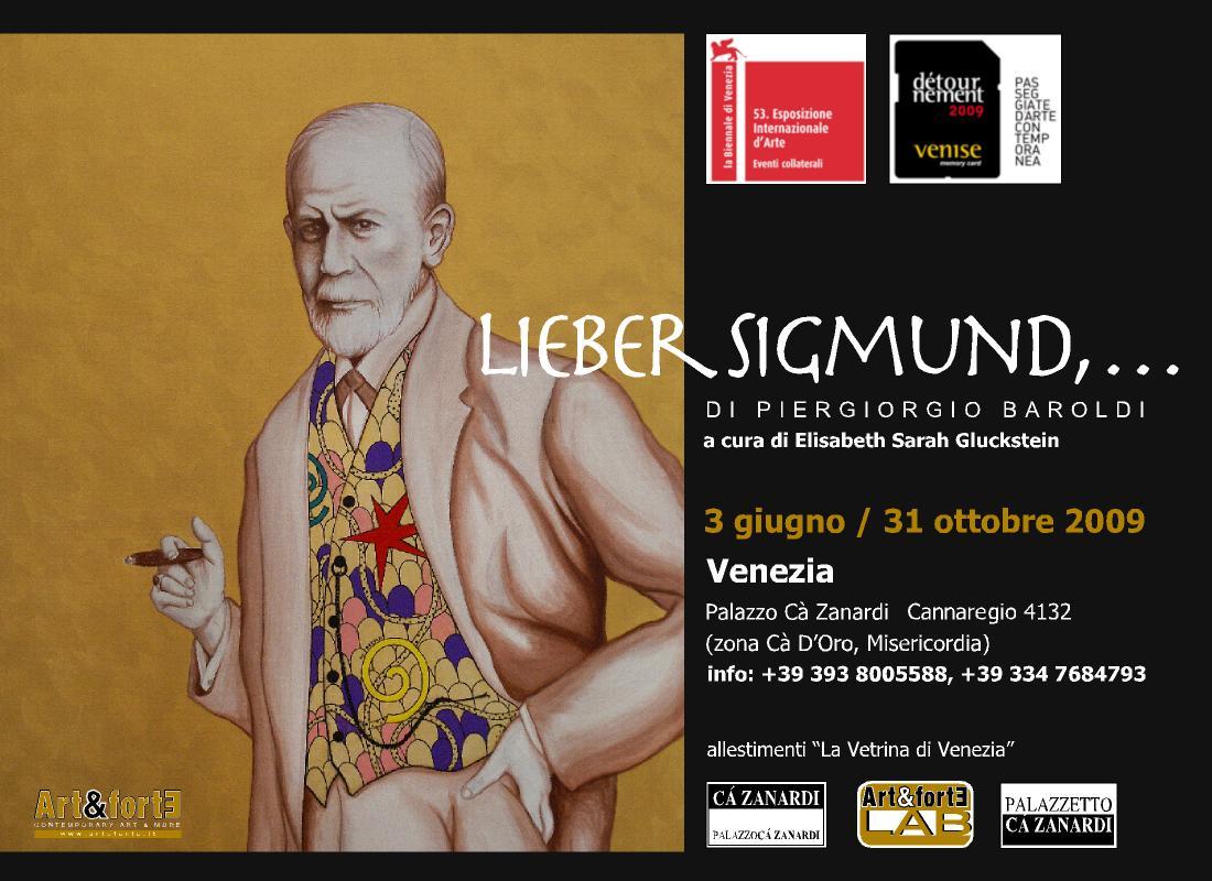 Lieber Sigmund,… a solo exhibition by Piergiorgio Baroldi