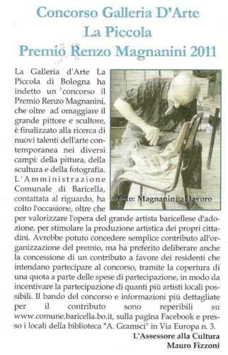 Concorso Galleria d'Arte La Piccola - Premio Renzo Magnanini 2011