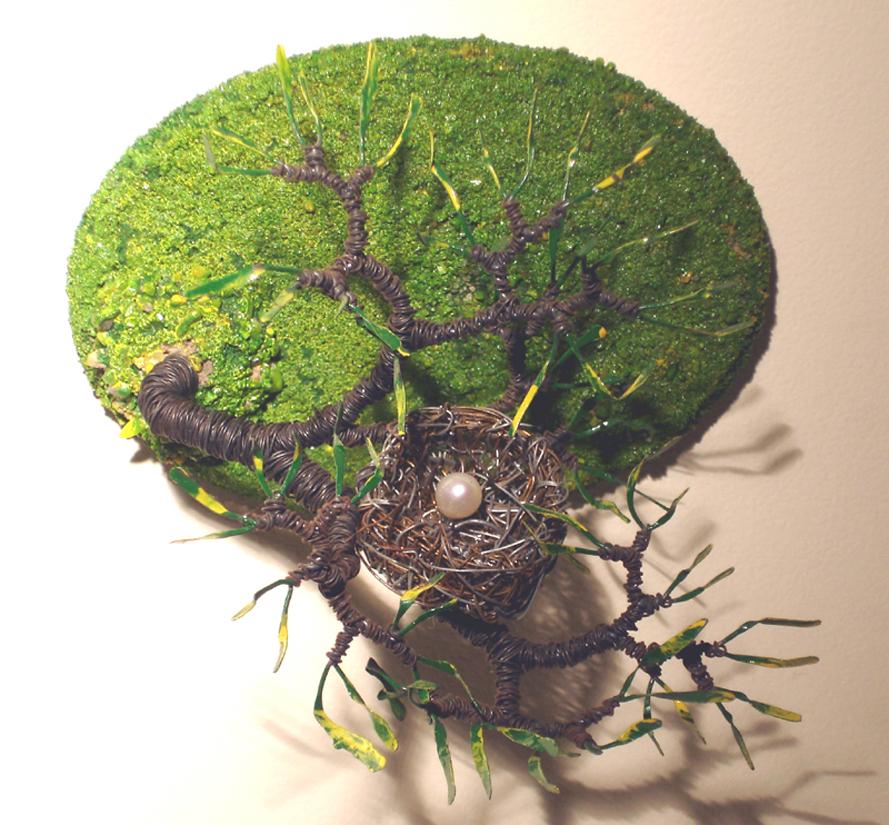 BIRD NEST  No. 6 - Wall Art Sculpture