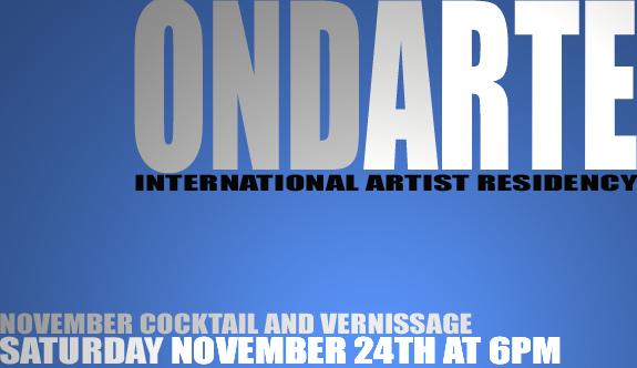 ONDARTE - INTERNATIONAL ARTIST RESIDENCY NOVEMBER VERNISSAGE 