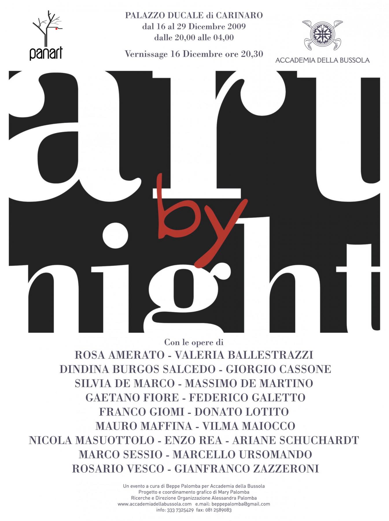 “ART by NIGHT” Palazzo Ducale di Carinaro (CE)