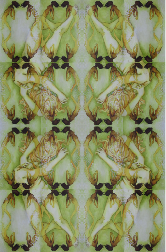 Digital Wallpaper Prototype: Homage to the Yellow Wallpaper