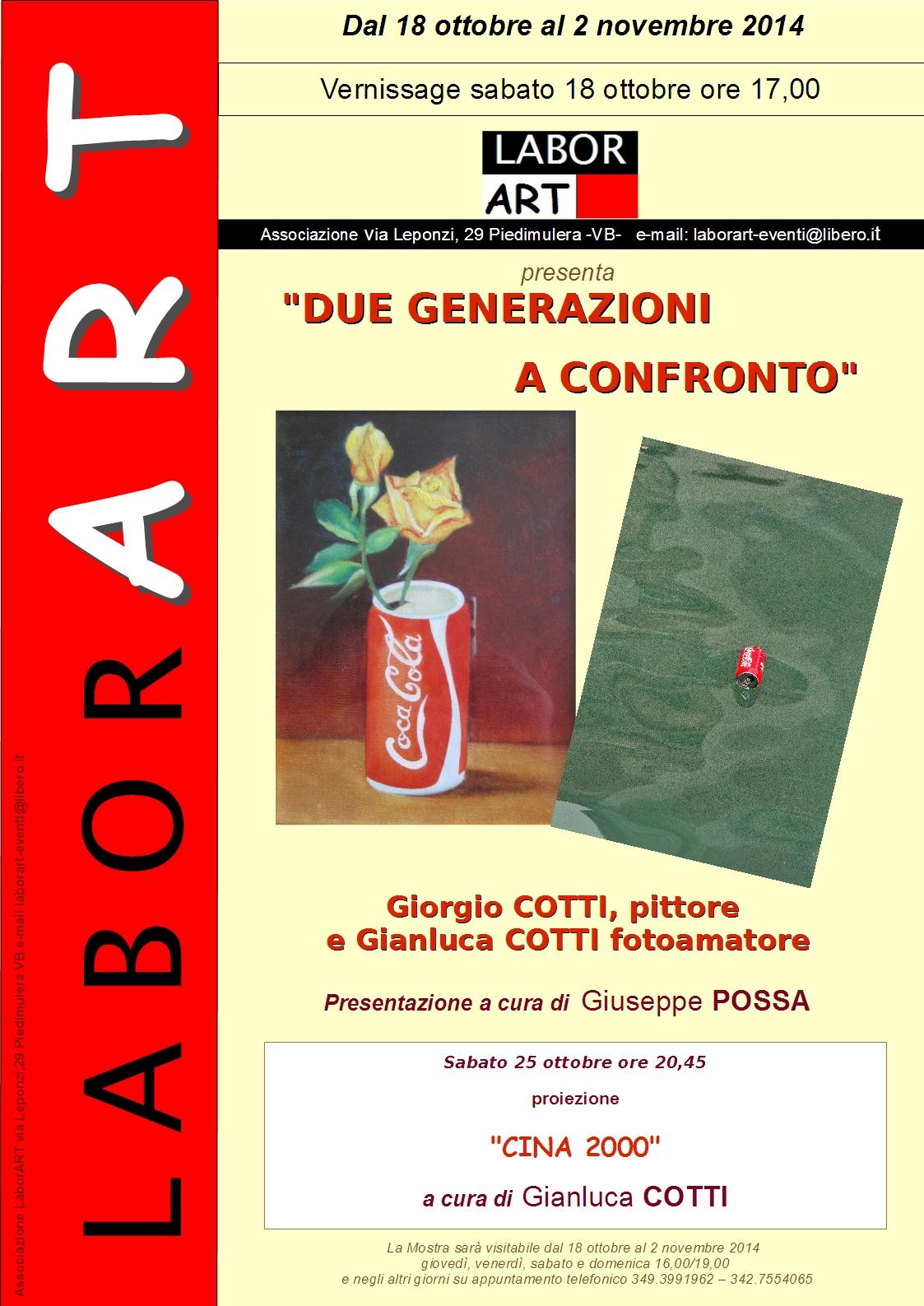 DUE GENERAZIONI A CONFRONTO