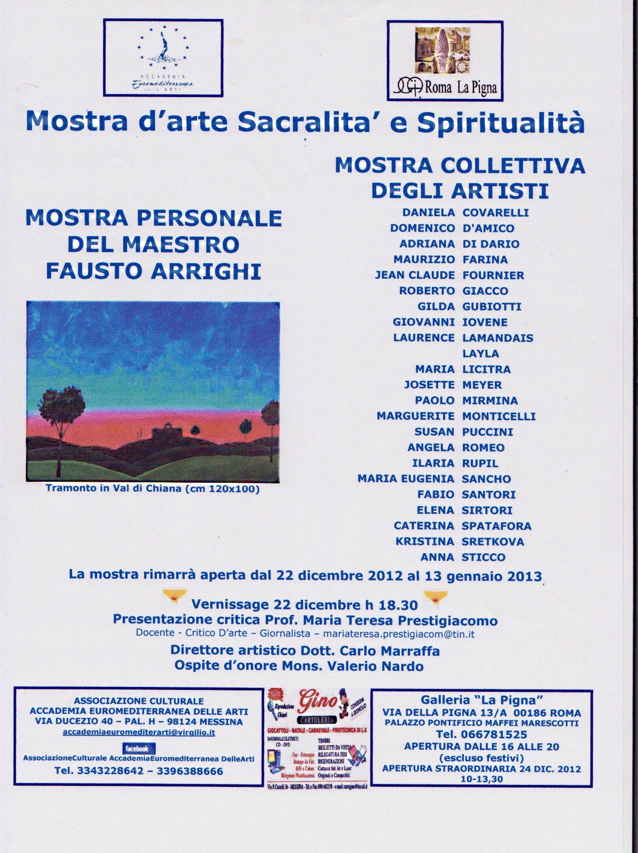 SACRALITA' E SPIRITUALITA'