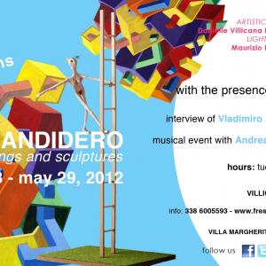 Labyrinth Cities and Other Visions - VLADIMIRO ANDIDERO - SOLO EXHIBITION PAINTING & SCULPTURE