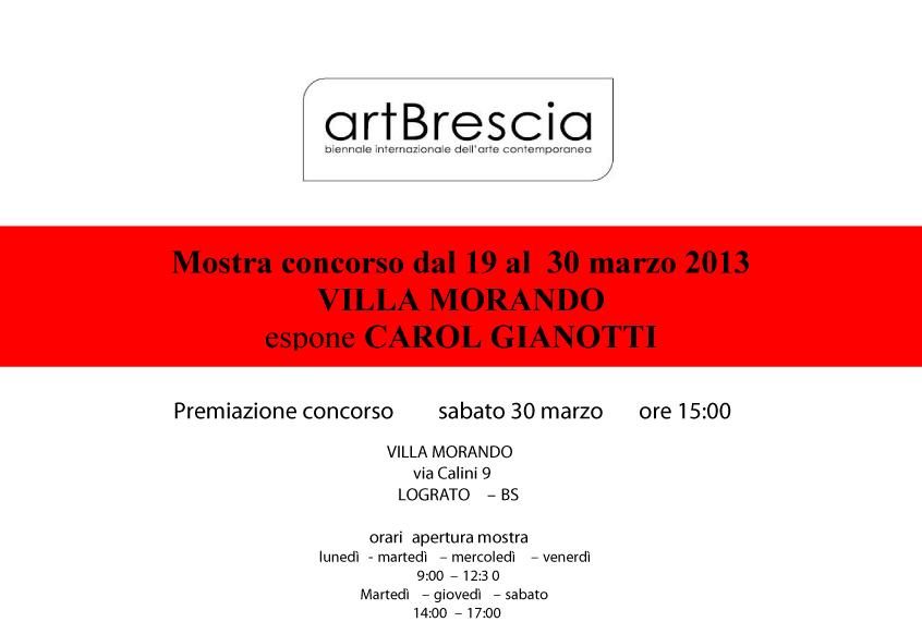 Mostra Concorso Catologo Biennale ArtBrescia 2013