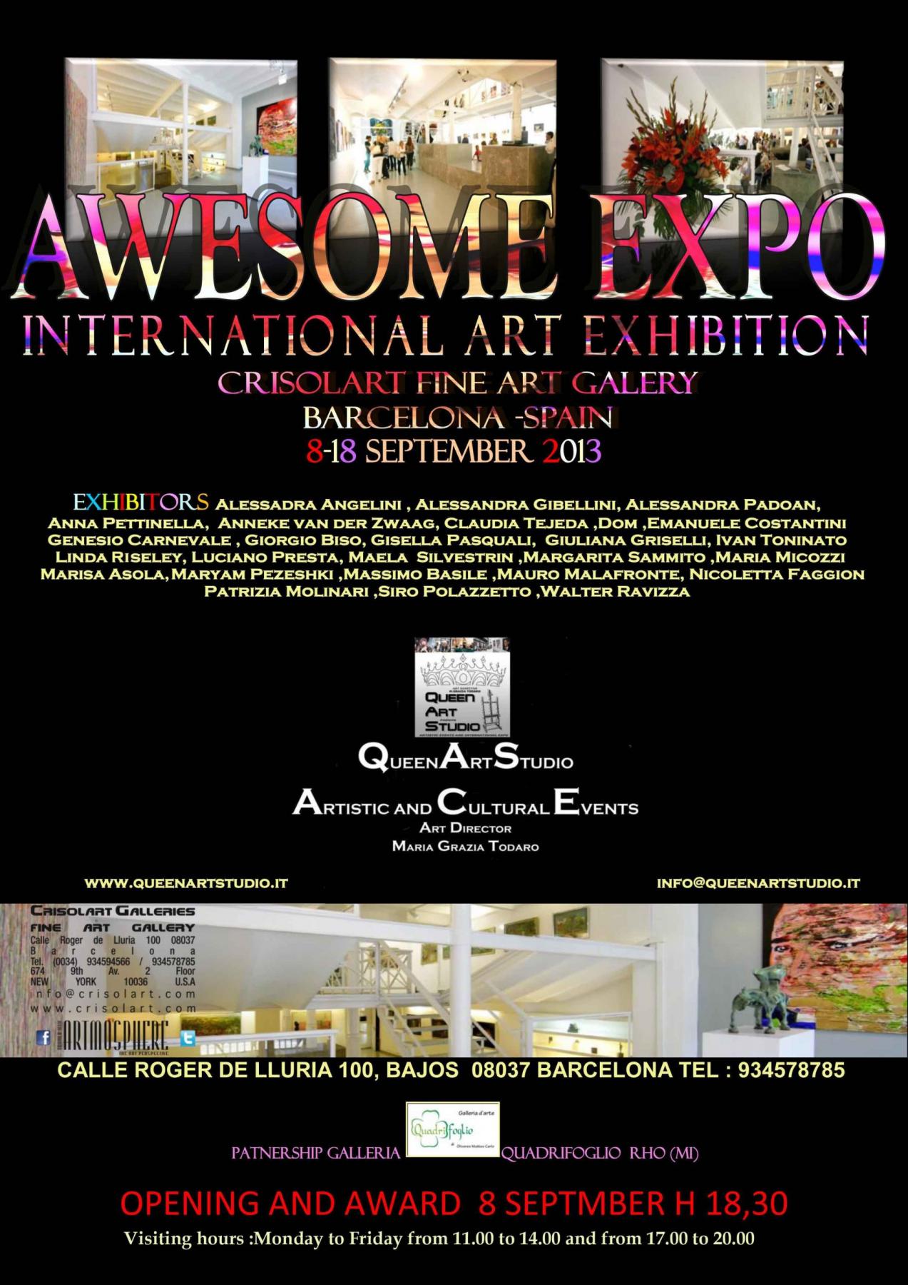 AWESOME EXPO International Art Exhibition Barcelona Spain