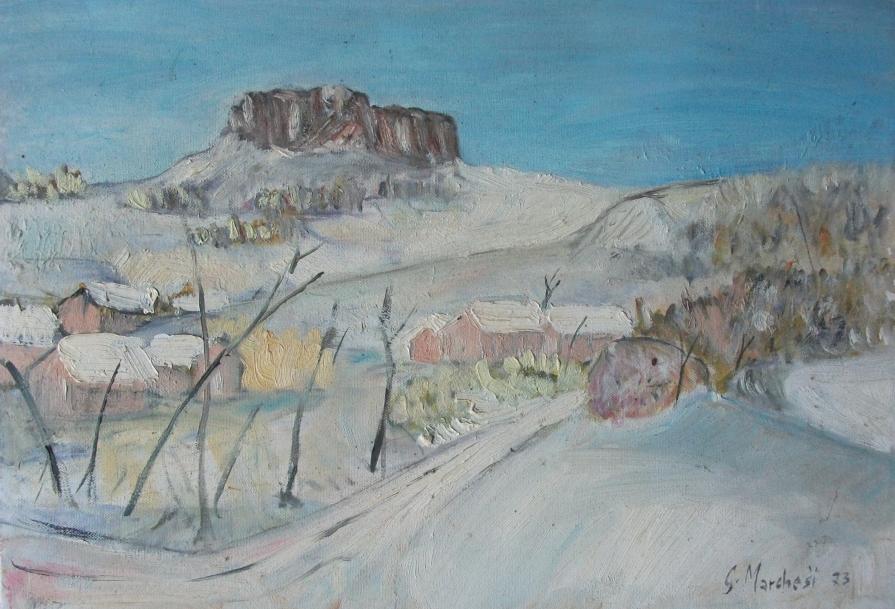 PIETRA DI BISMANTOVA (OLIO SU TELA -1973)