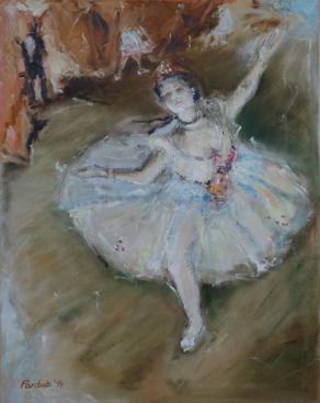 Ballerinas 2 according by Degas