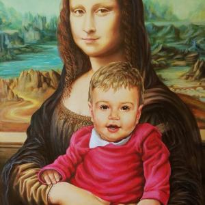 Gioconda con bambino