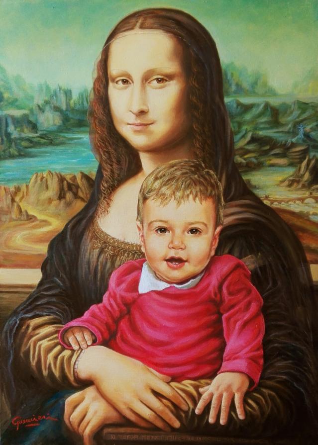 Gioconda con bambino