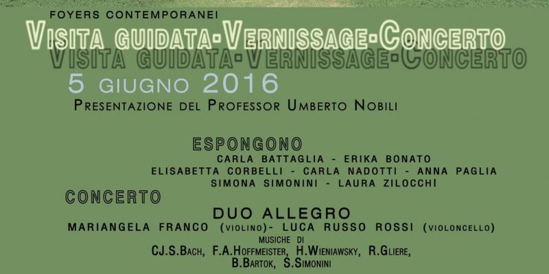 VISISTA GUIDATA,VERNISSAGE,CONCERTO