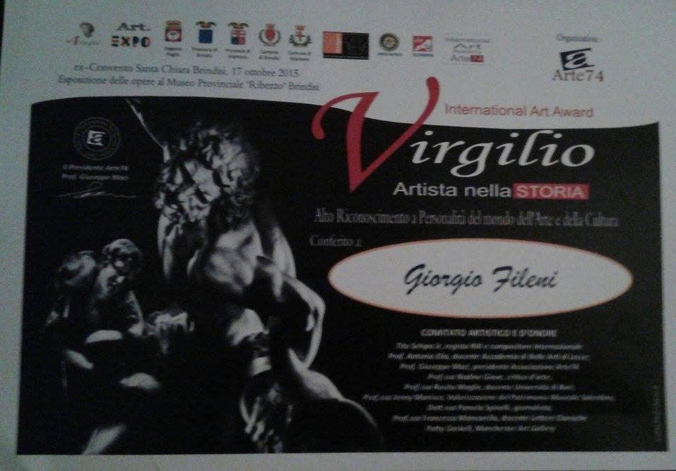 International Art Award Virgilio Artista nella storia.