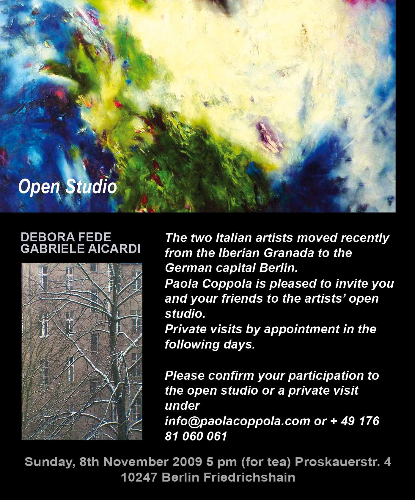 Open Studio - Offenes Atellier