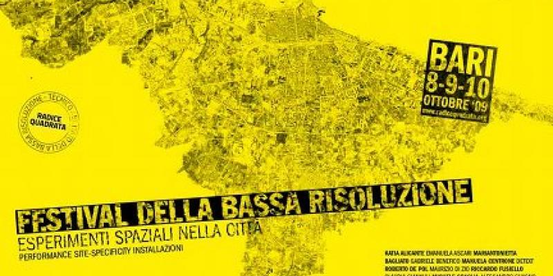 FESTIVAL DELLA BASSA RISOLUZIONE