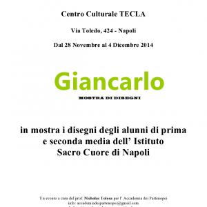 Giancarlo - mostra sulla legalità a cura di Nicholas Tolosa