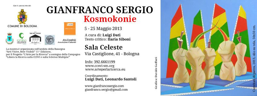 Banner Mostra personale di Gianfranco Sergio in Sala Celeste