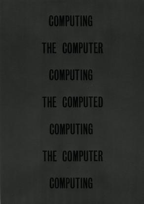 The Computer Computing The Computed Computing The Computer