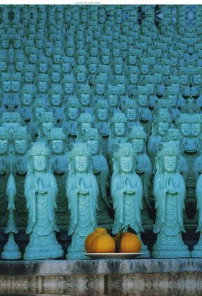 blue buddhas