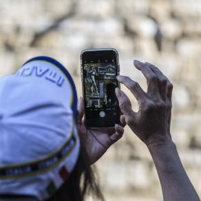 Tourists in Florence - Palazzo Vecchio