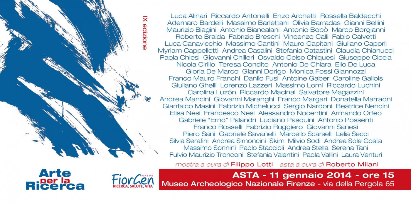 "Arte per la Ricerca FiorGen” (IX edizione) 