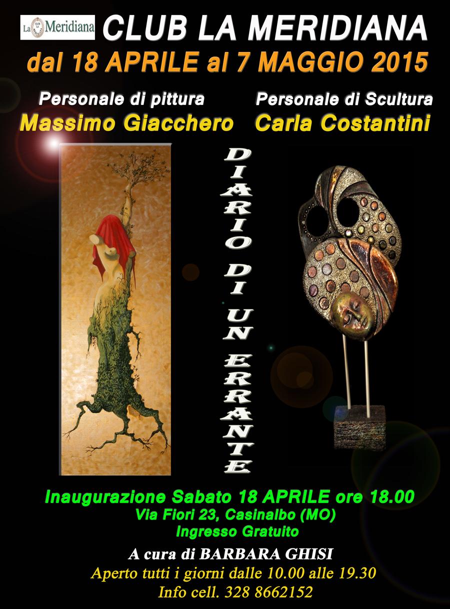 DIARIO DI UN ERRANTE - BIPERSONALE DI PITTURA E SCULTURA CERAMICA