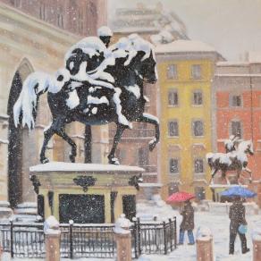 NEVICA IN PIAZZA CAVALLI