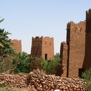 Morocco, red clay, ocher, yellow