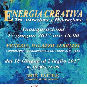 Invito: Collettiva artistica“Energia Creativa - Tra Astrazione e Figurazione”, Venezia