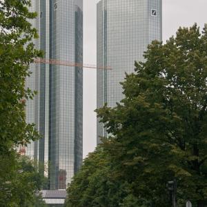 Germany. Frankfurt. Architectures, also of bodies