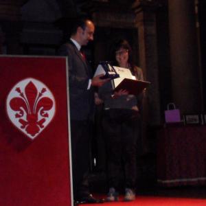 XIV INTERNATIONAL LITERARY AWARD "FLORENCE CAPITAL OF EUROPE" - AWARD OF HONOR TO MASTER OMAR SALVAGNO