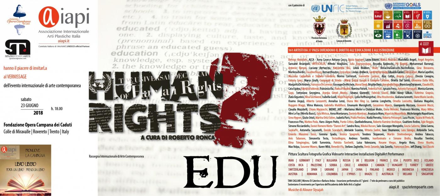 Invitation: Human Rights? #EDU 2018, Rovereto