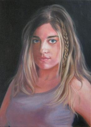 Francesca - olio su tela - cm 35x25   2013  