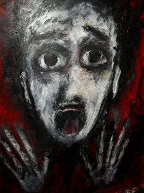 -The Scream-Acryl, 80x60cm