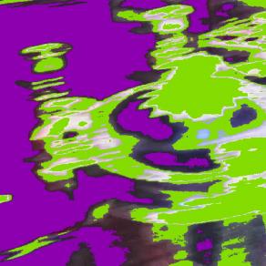 a near-complementary join/meet of purple and lime