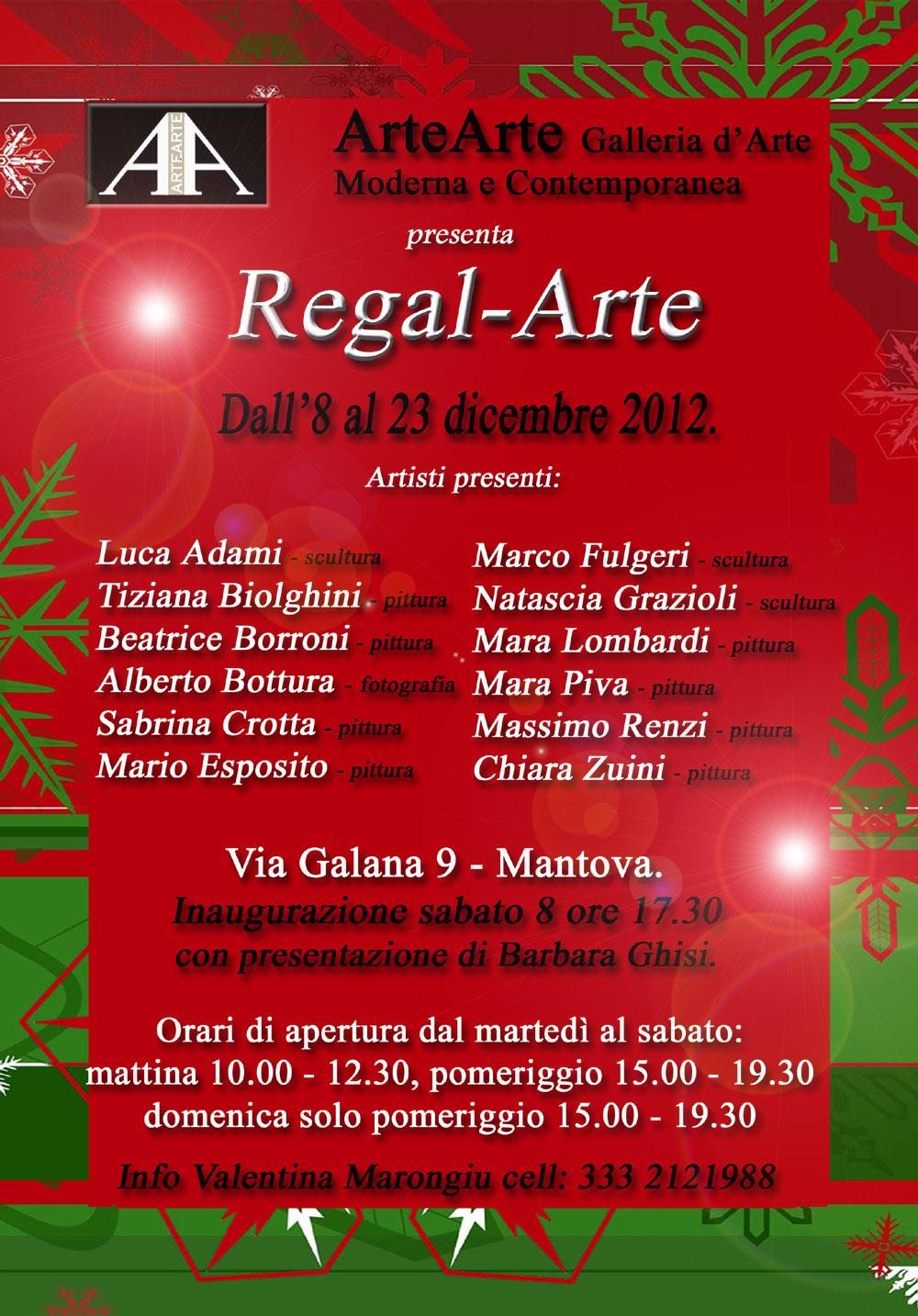 Regal-Arte,mostra di opere d'arte da regalare e da regalarsi