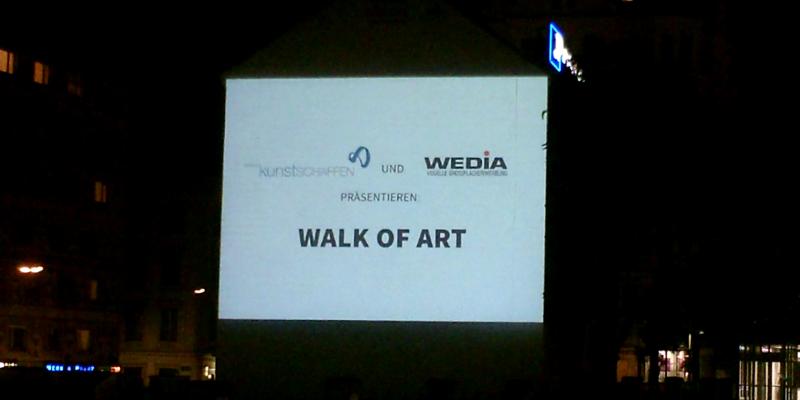 Kunstschaffen - Walk of Art - Beamboard Naschmarkt - dall 15 Agosto fin dall 14 Septembre a Vienna