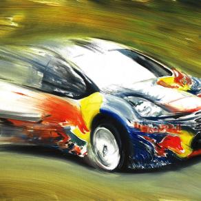 Sébastien Loeb on Citroen DS3 WRC Rally