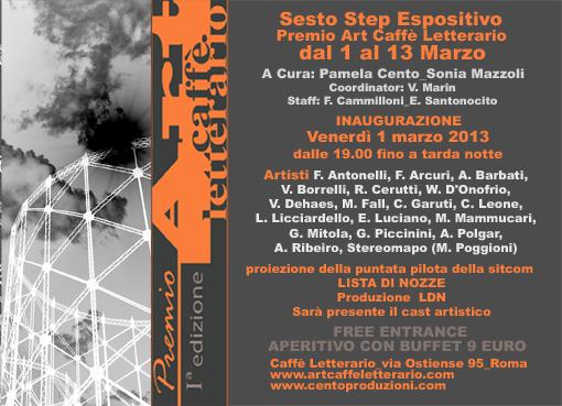 VI° step espositivo del Premio Art Caffè Letterario