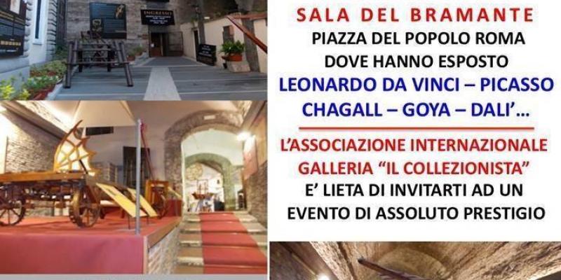 DAL 20 AL 30 GENNAIO 2015 mostra prestigiosa in piazza del popolo a Roma nelle sale del Bramante