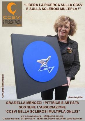 La pittrice e artista Graziella Menozzi aderisce alla campagna "Libera la Ricerca sulla CCSVI e sull