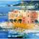 PAESAGGIO ITALIANO_CASE  A SANTA CATERINA_ NARDO' tecnica mista su tela 70x60cm _2014_ Antonio Civit