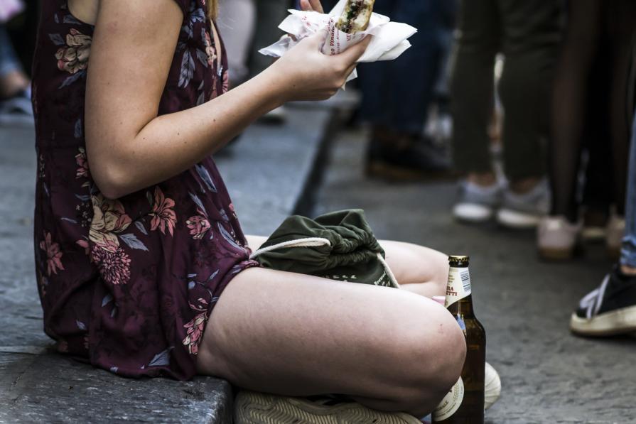 Tourists in Florence - Antico Vinaio