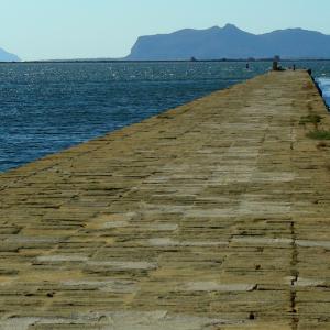 Italy. Sicily, Trapani blue salt