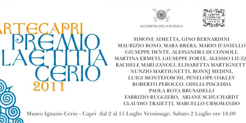 ArteCapri Premio Laetitia Cerio 2011