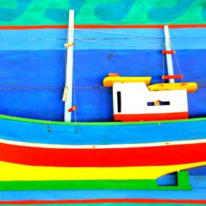 Colourful boat