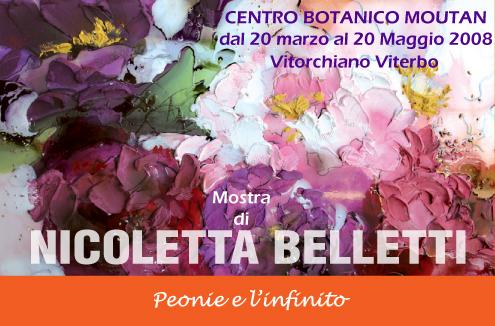 Nicoletta Belletti espone al Centro Botanico Moutan