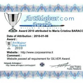 Artmajeur SILVER AWARD 2010 to Maria Cristina Baracchi